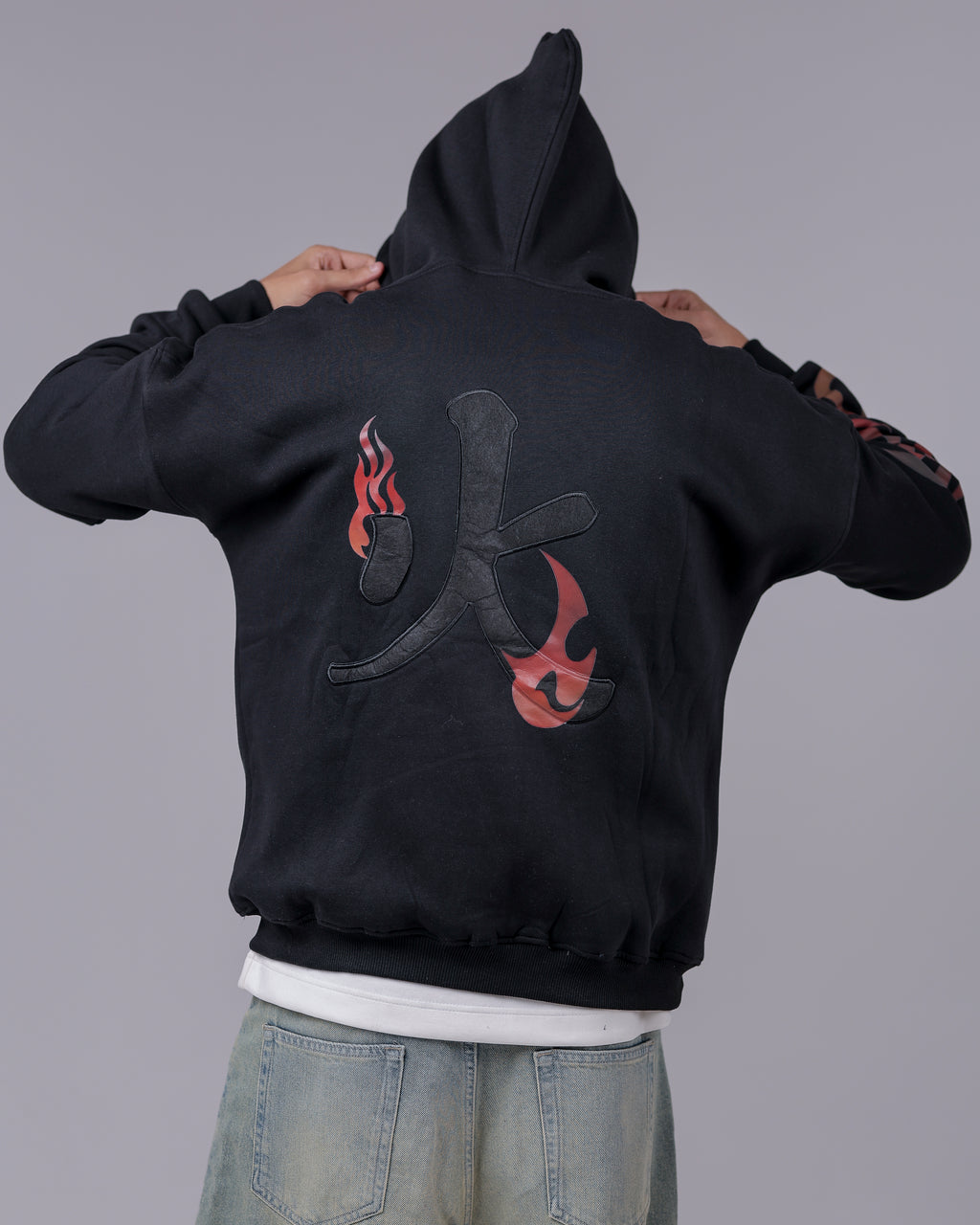 flame hoodie