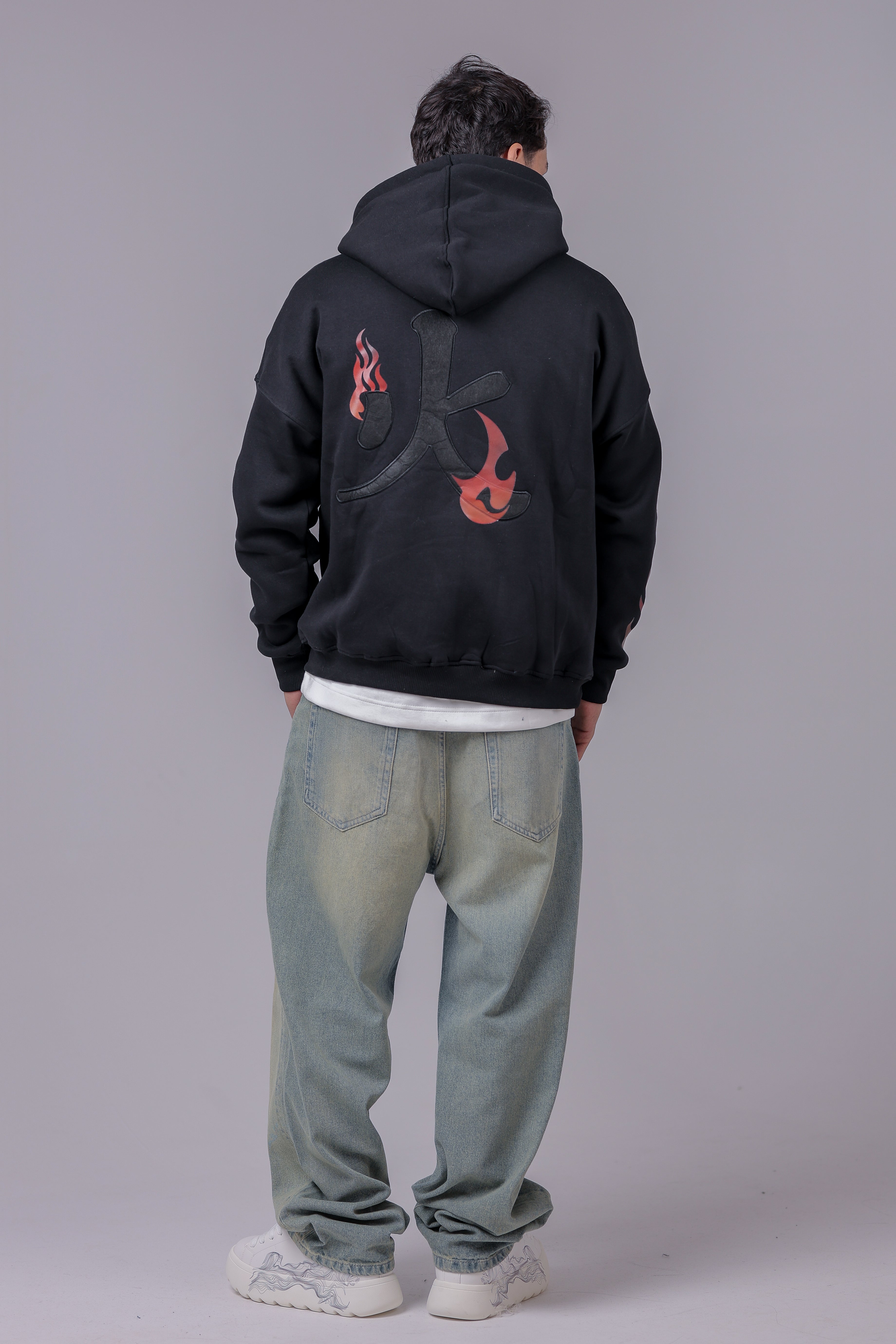 flame hoodie