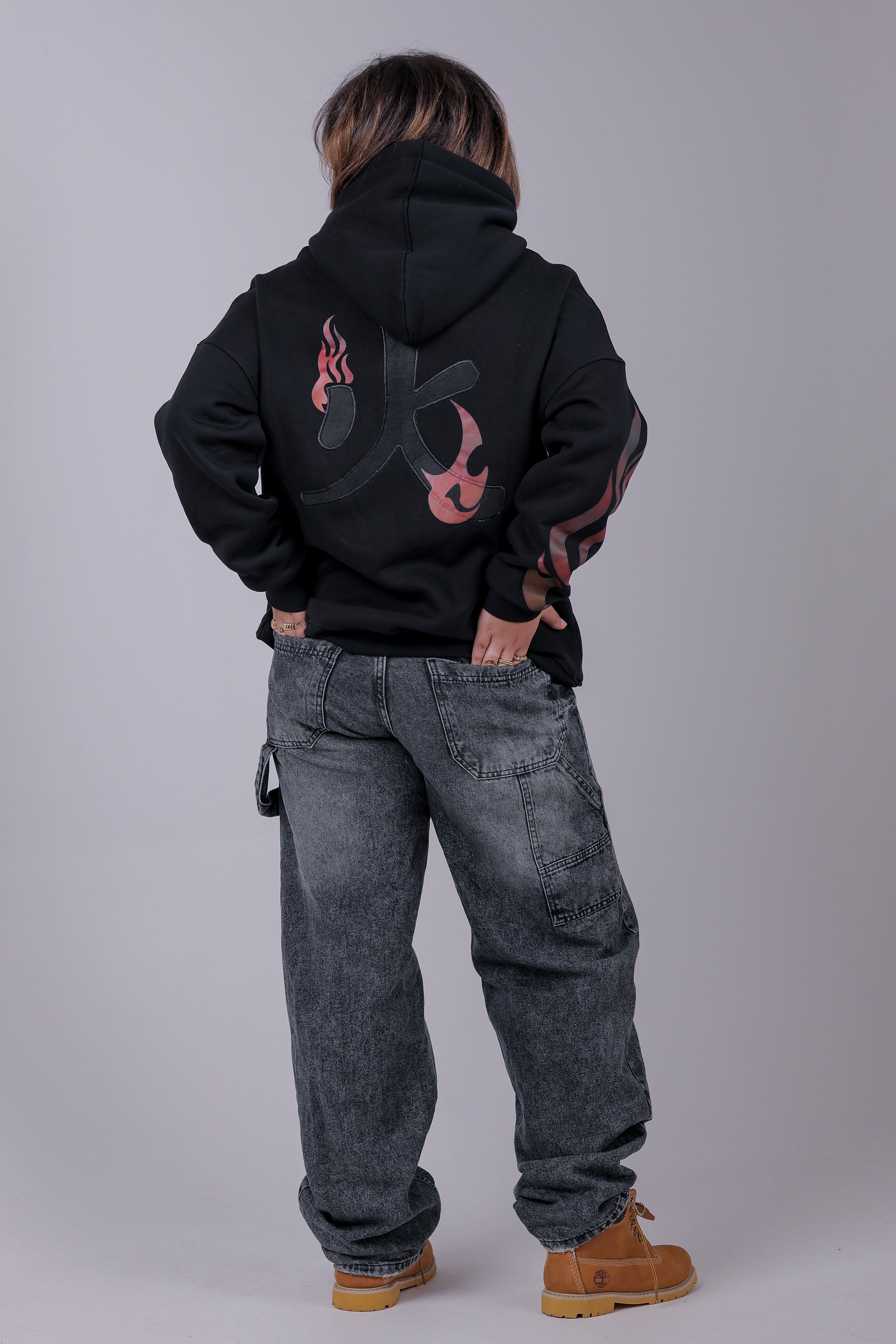 flame hoodie