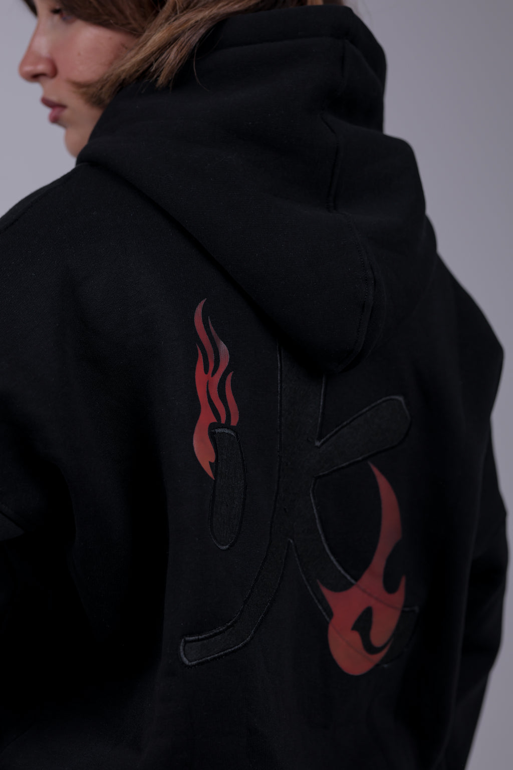 flame hoodie