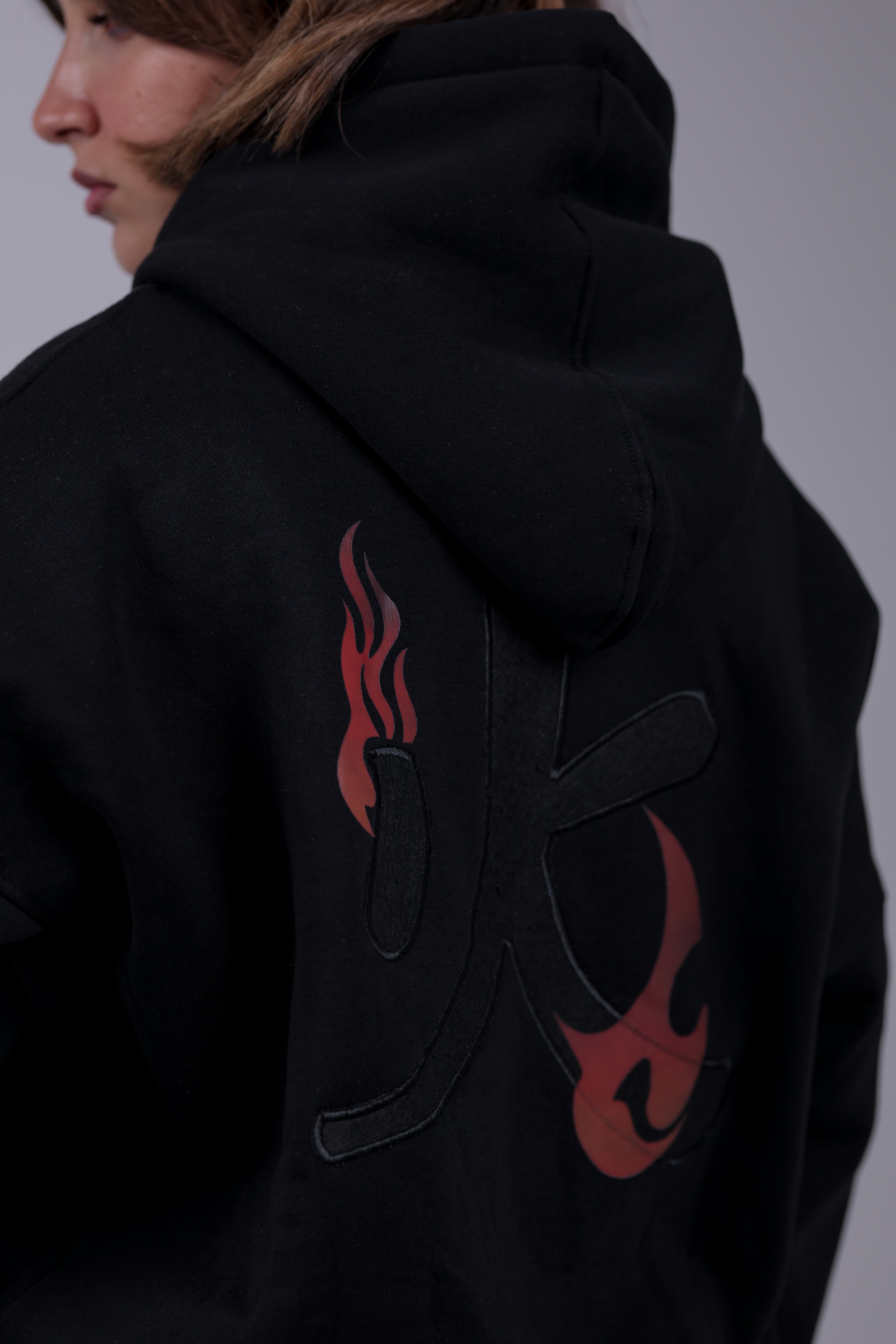 flame hoodie