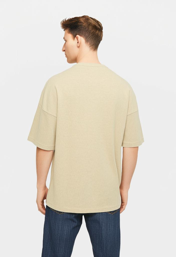 BIEGE BASIC OVERSIZED TEE