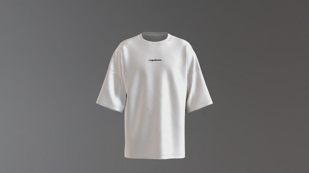 ETO WHITE OVERSIZED TEE