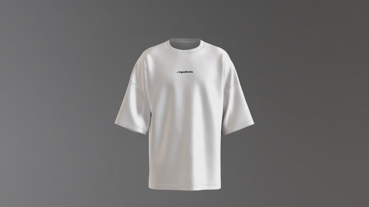 ETO WHITE OVERSIZED TEE